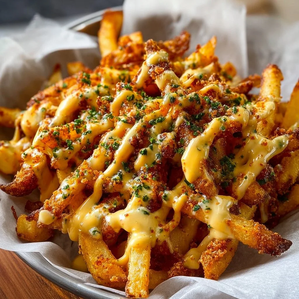 Delicious Louisiana Voodoo Fries inspired by Wingstop recipe