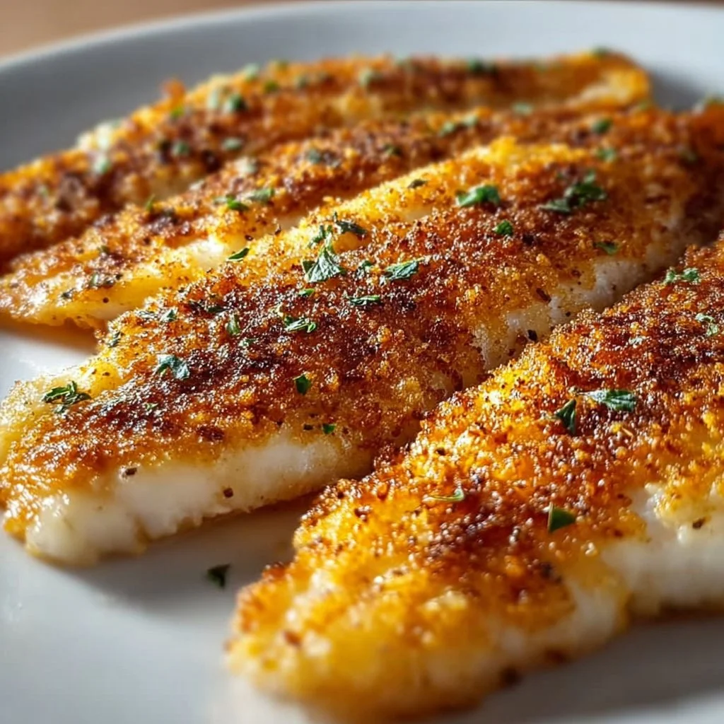Crispy air fryer tilapia served on a plate, showcasing its flaky perfection.