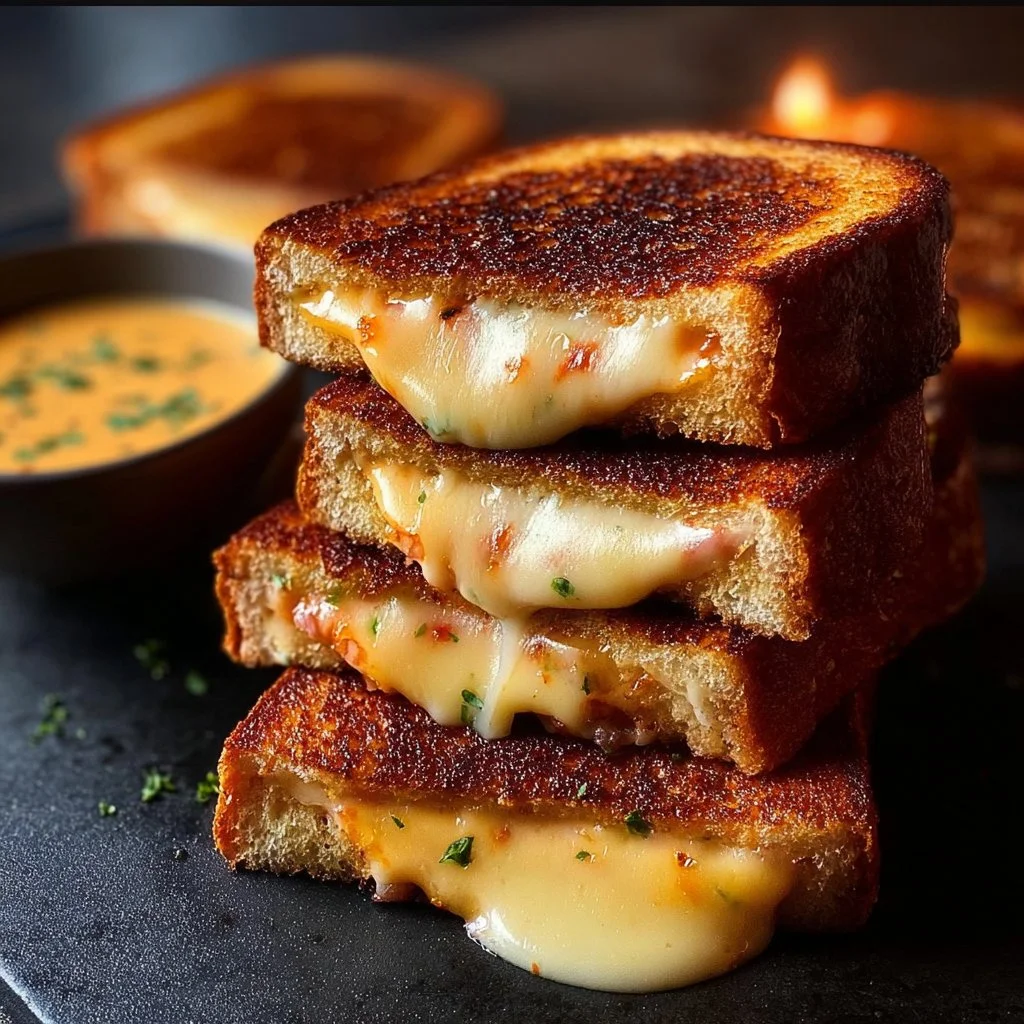Delicious Hawaiian Roll Grilled Cheese sandwich with melted cheese and golden-brown bread