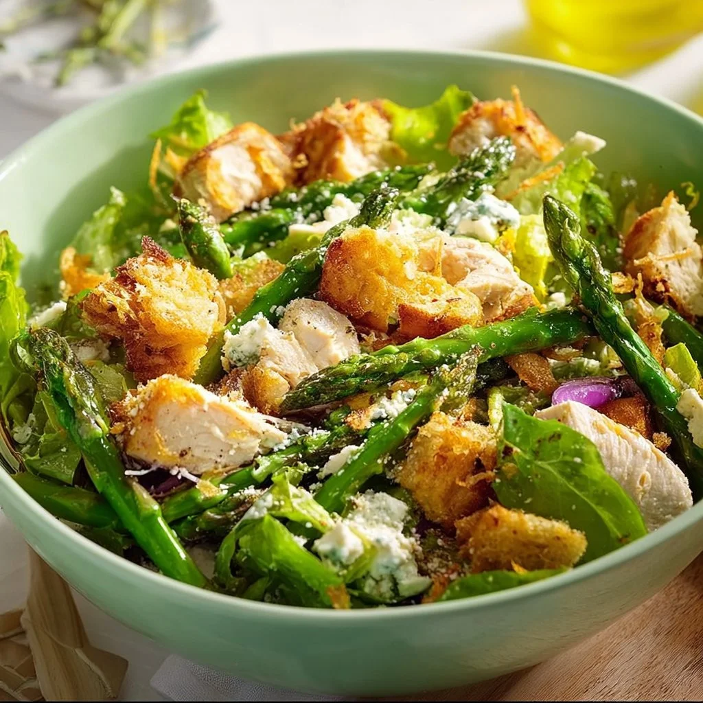 Colorful Easy Easter Harvest Salad with fresh vegetables and dressing