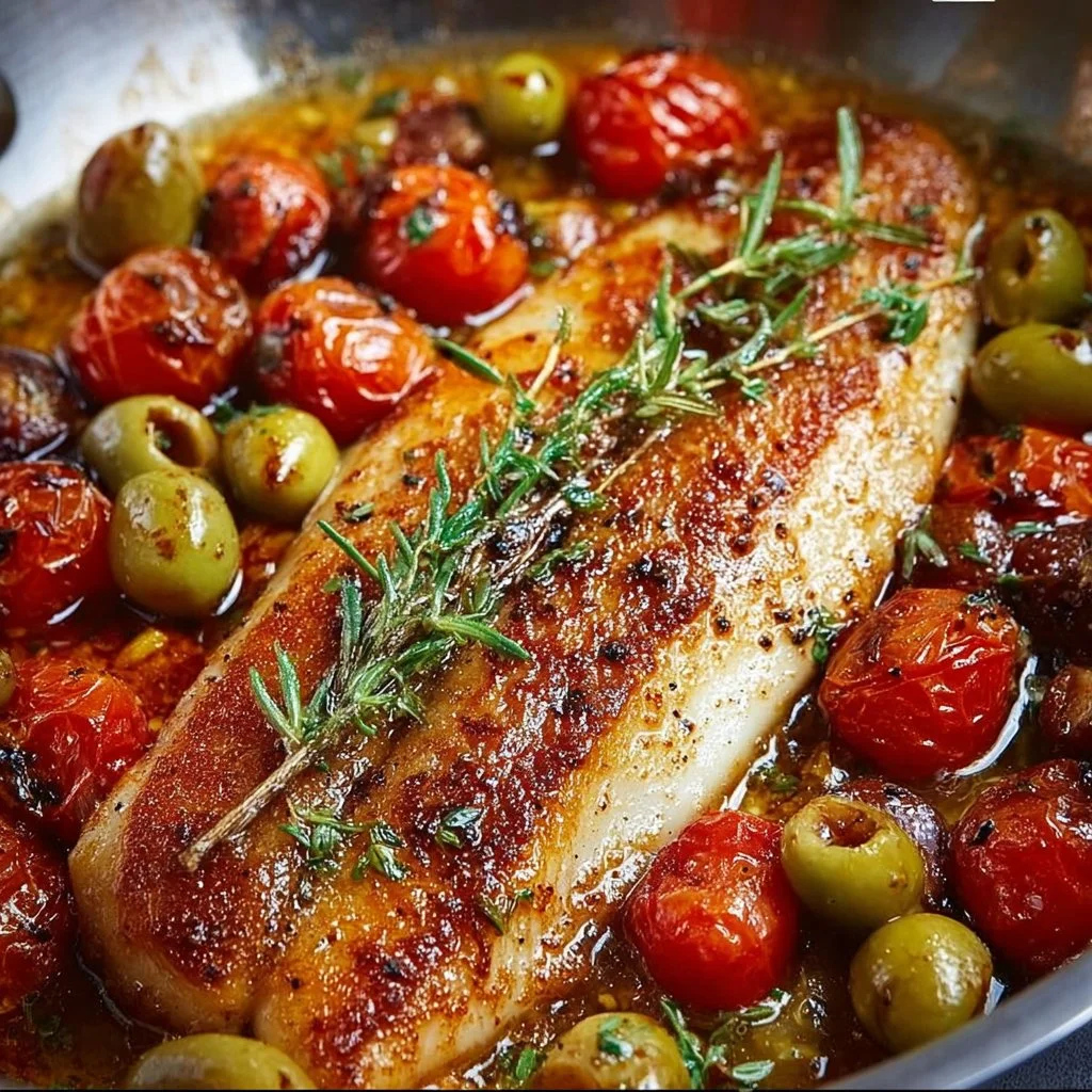 Foil-baked cherry tomatoes and potatoes dish ready to serve