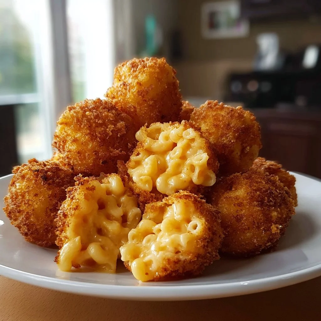 Delicious Mac and Cheese Balls without flour, perfect for gluten-free enjoyment.