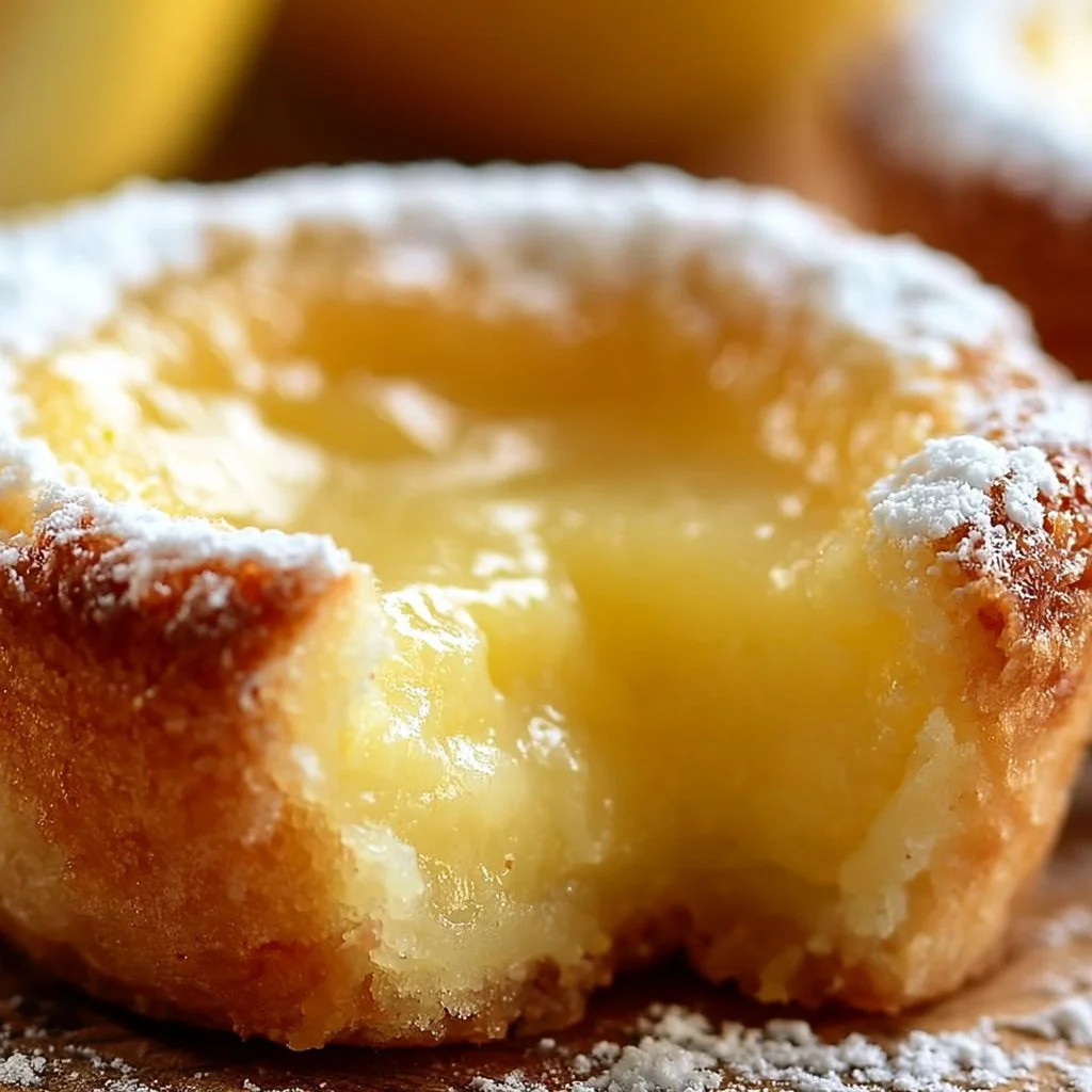 Lemon Impossible Pie for babies, a delicious and nutritious dessert.