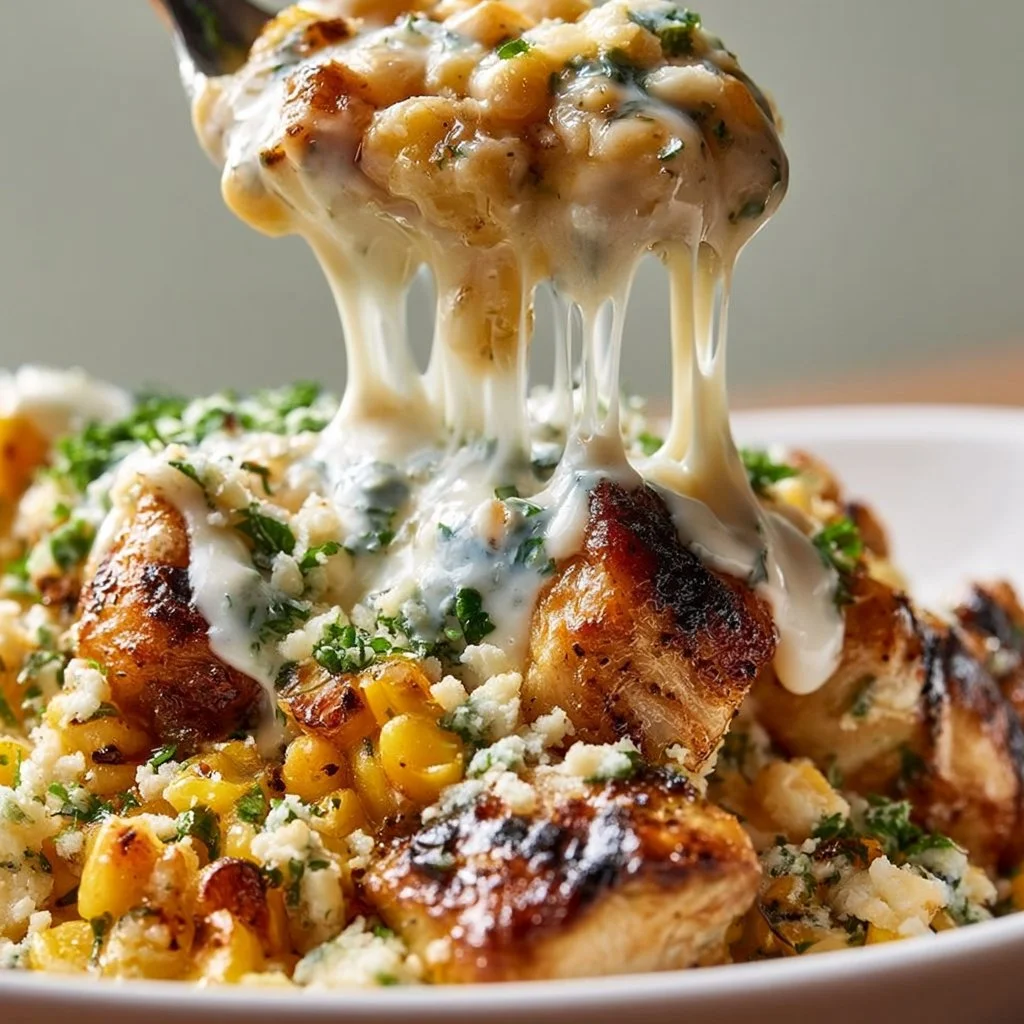 Delicious Street Corn Chicken Bowl showcasing vibrant flavors and fresh ingredients.