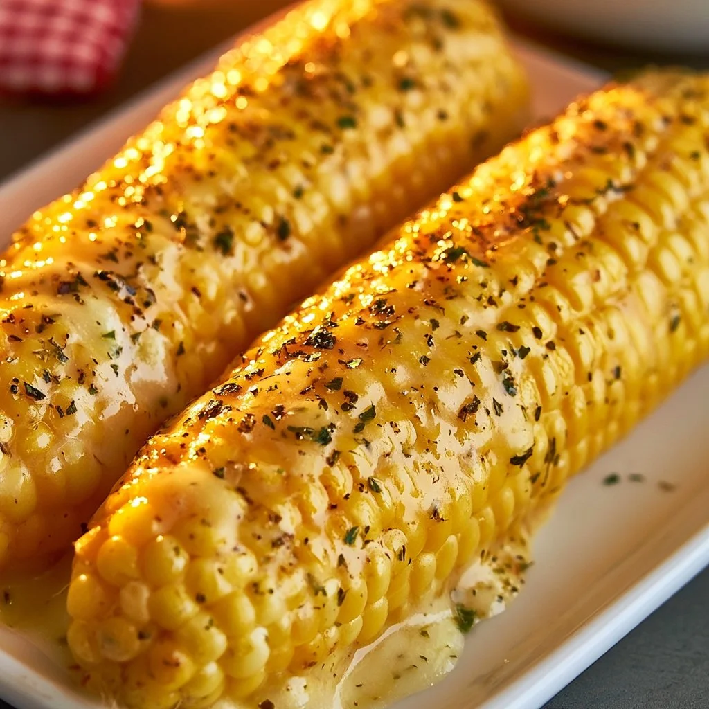 Delicious garlic parmesan corn on the cob, a flavorful summer dish